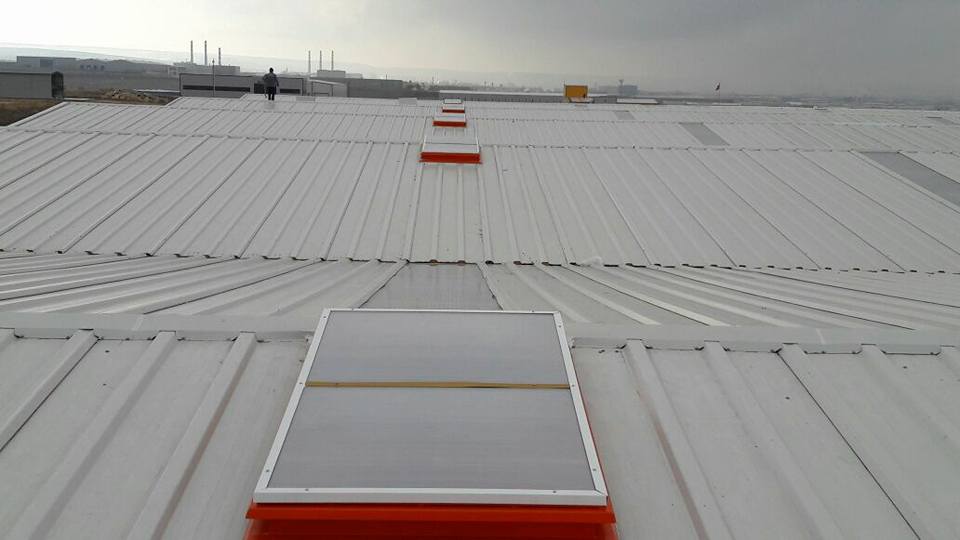 Çetin Makine Duman Damperi ve Çatı Çalışması