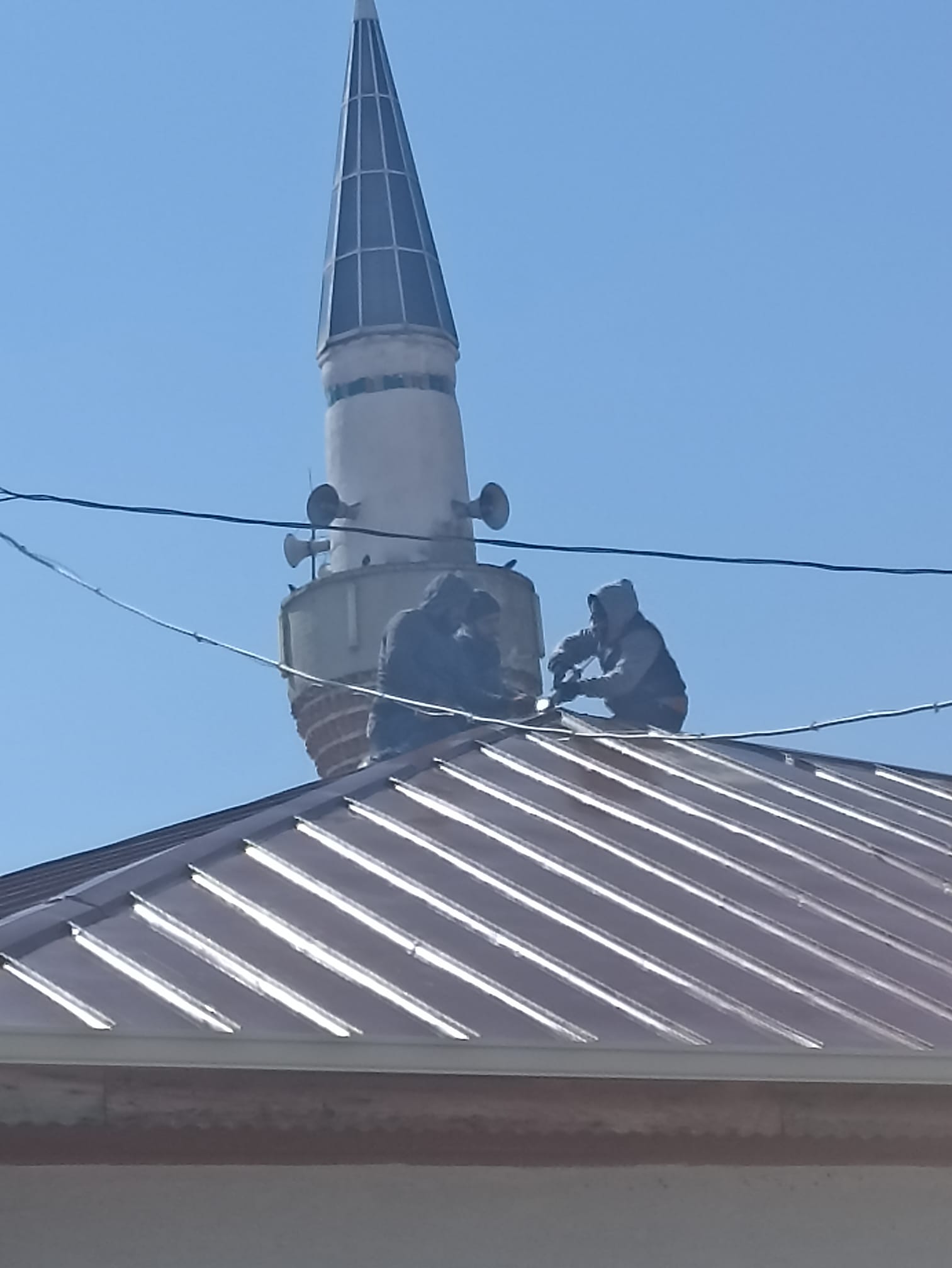 Sarıcakaya Camii Çalışması