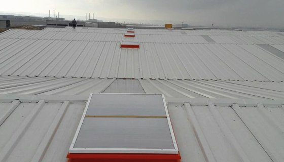 Çetin Makine Duman Damperi ve Çatı Çalışması